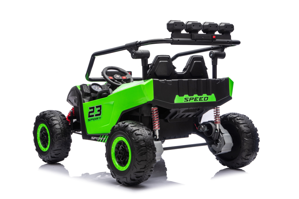 UTV electric pentru 2 copii Kinderauto Vector Dune-Buggy 220W 12V, premium Verde [5]