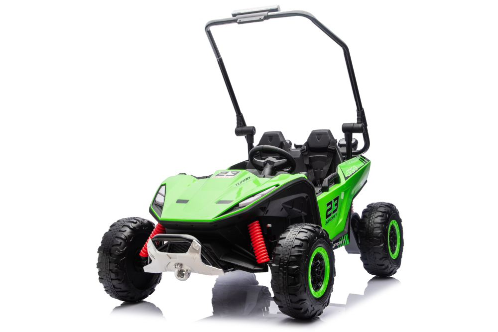 UTV electric pentru 2 copii Kinderauto Vector Dune-Buggy 220W 12V, premium Verde [3]