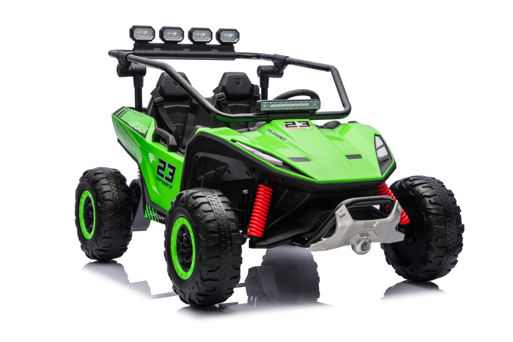 UTV electric pentru 2 copii Kinderauto Vector Dune-Buggy 220W 12V, premium Verde [8]