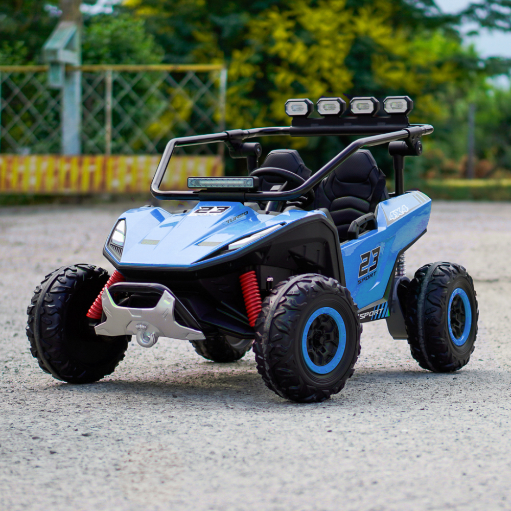 UTV electric pentru 2 copi, Kinderauto Vector Dune-Buggy, 300W, 24V, echipare premium, albastru [2]