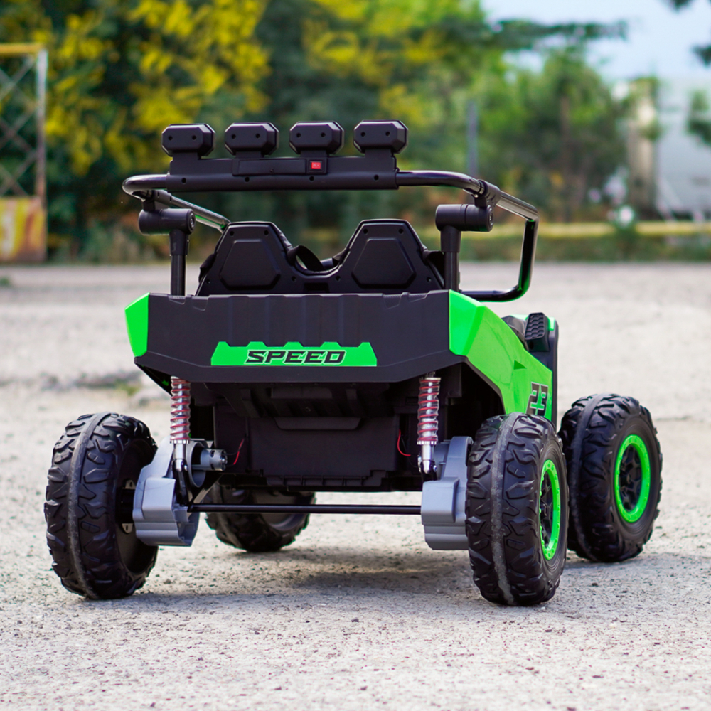 UTV electric pentru 2 copi, Kinderauto Vector Dune-Buggy, 300W, 24V, echipare premium, verde [7]