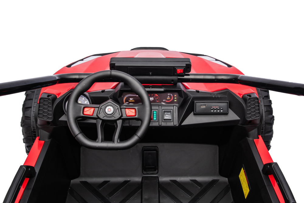 UTV electric pentru 2 copii Kinderauto Vector Dune-Buggy 300W 24V, premium Rosu [11]