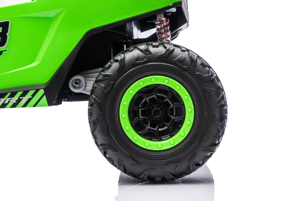UTV electric pentru 2 copii Kinderauto Vector Dune-Buggy 300W 24V, premium Verde [13]