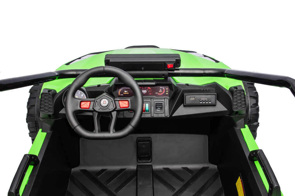 UTV electric pentru 2 copii Kinderauto Vector Dune-Buggy 300W 24V, premium Verde [16]