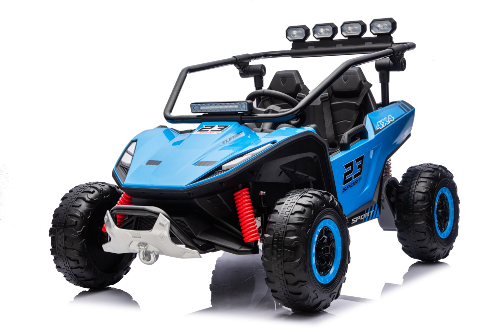 UTV electric pentru 2 copii Kinderauto Vector Dune-Buggy 300W 24V, premium Albastru [5]