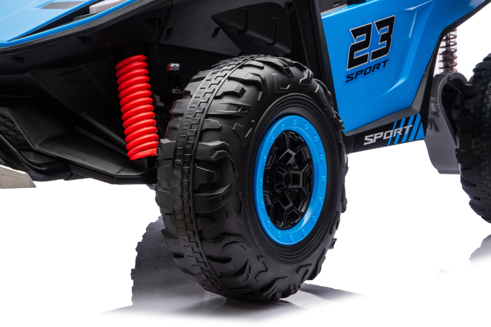 UTV electric pentru 2 copii Kinderauto Vector Dune-Buggy 300W 24V, premium Albastru [10]