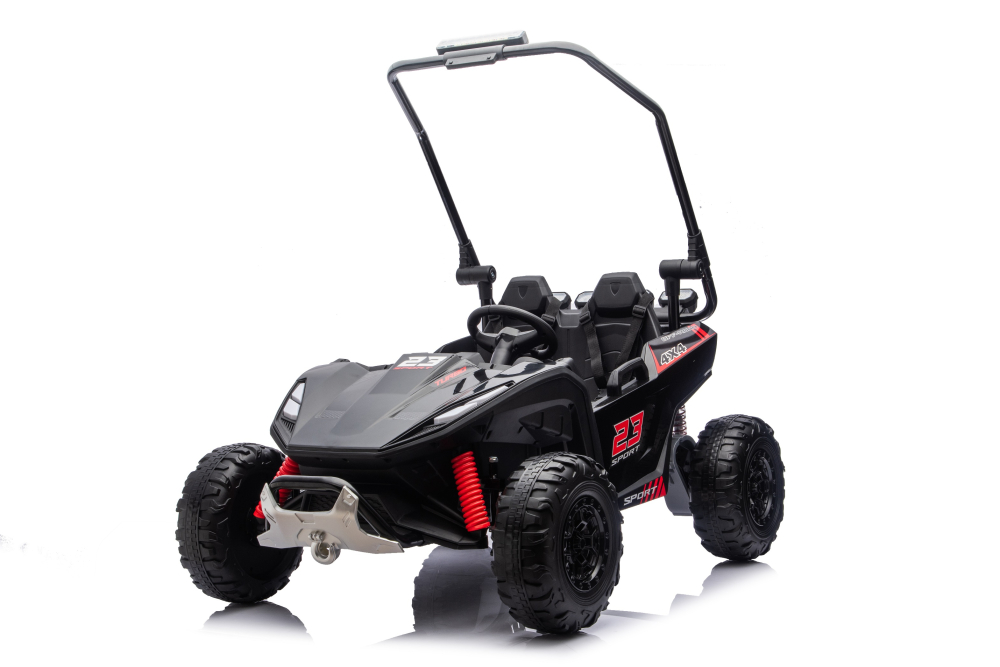 UTV electric pentru 2 copii Kinderauto Vector Dune-Buggy 300W 24V, premium Negru [3]