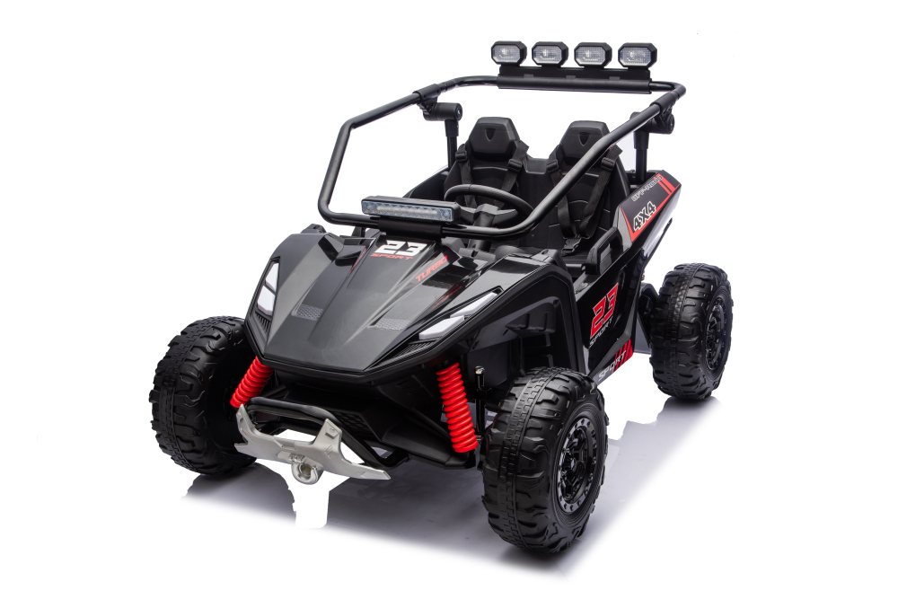 UTV electric pentru 2 copii Kinderauto Vector Dune-Buggy 300W 24V, premium Negru [18]