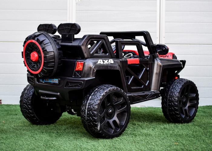 UTV electric copii cu 2 locuri, 4x4, echipare Premium, rosu [8]