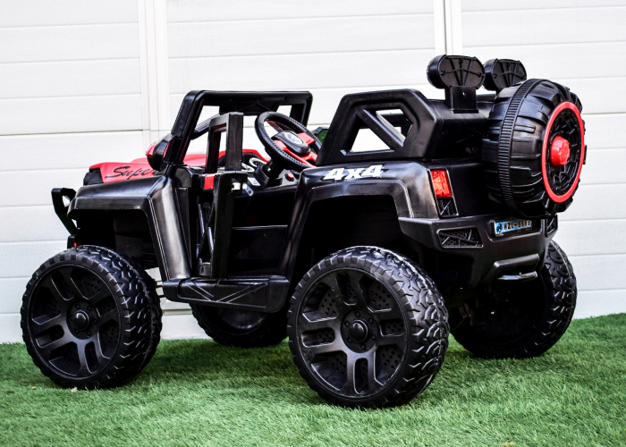 UTV electric copii cu 2 locuri, 4x4, echipare Premium, rosu [6]