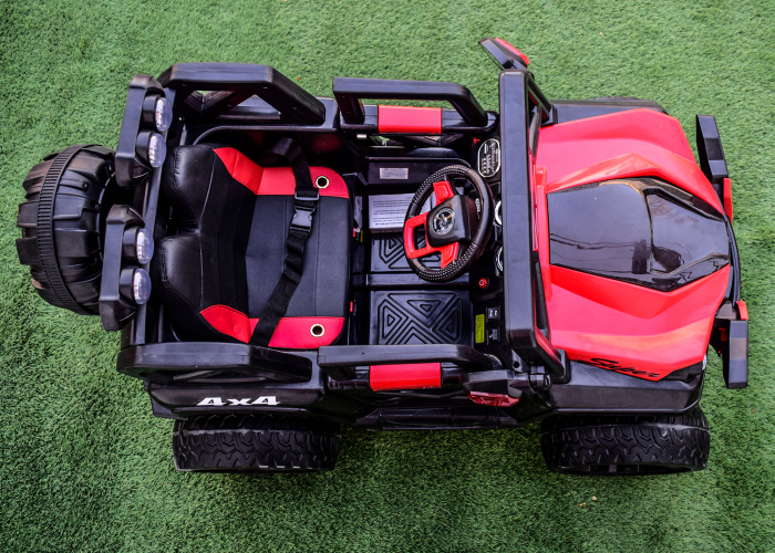UTV electric copii cu 2 locuri, 4x4, echipare Premium, rosu [13]