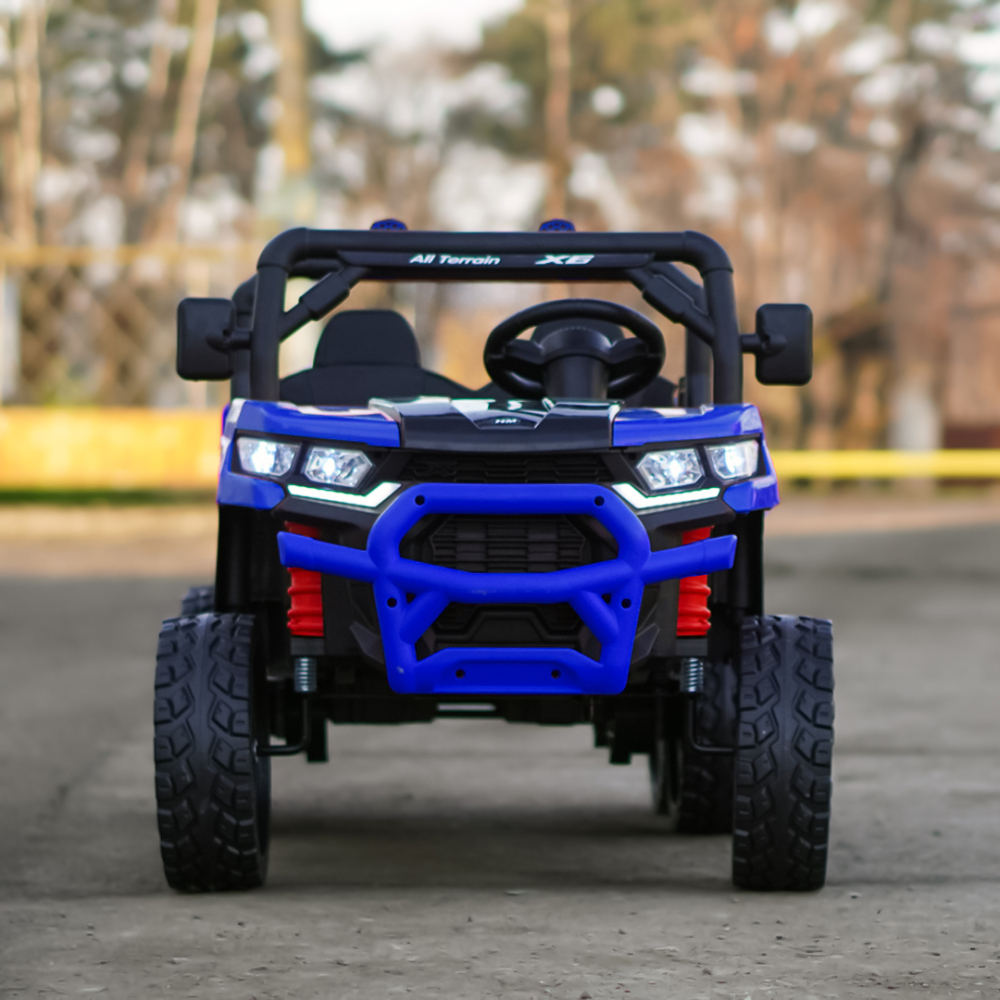 UTV electric pentru 2 copii Kinderauto X-Force 300W 24V premium, culoare albastru [3]