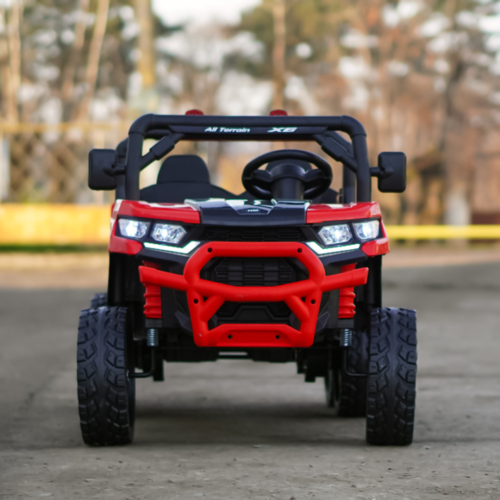 UTV electric pentru 2 copii Kinderauto X-Force 300W 24V premium, culoare rosie [3]