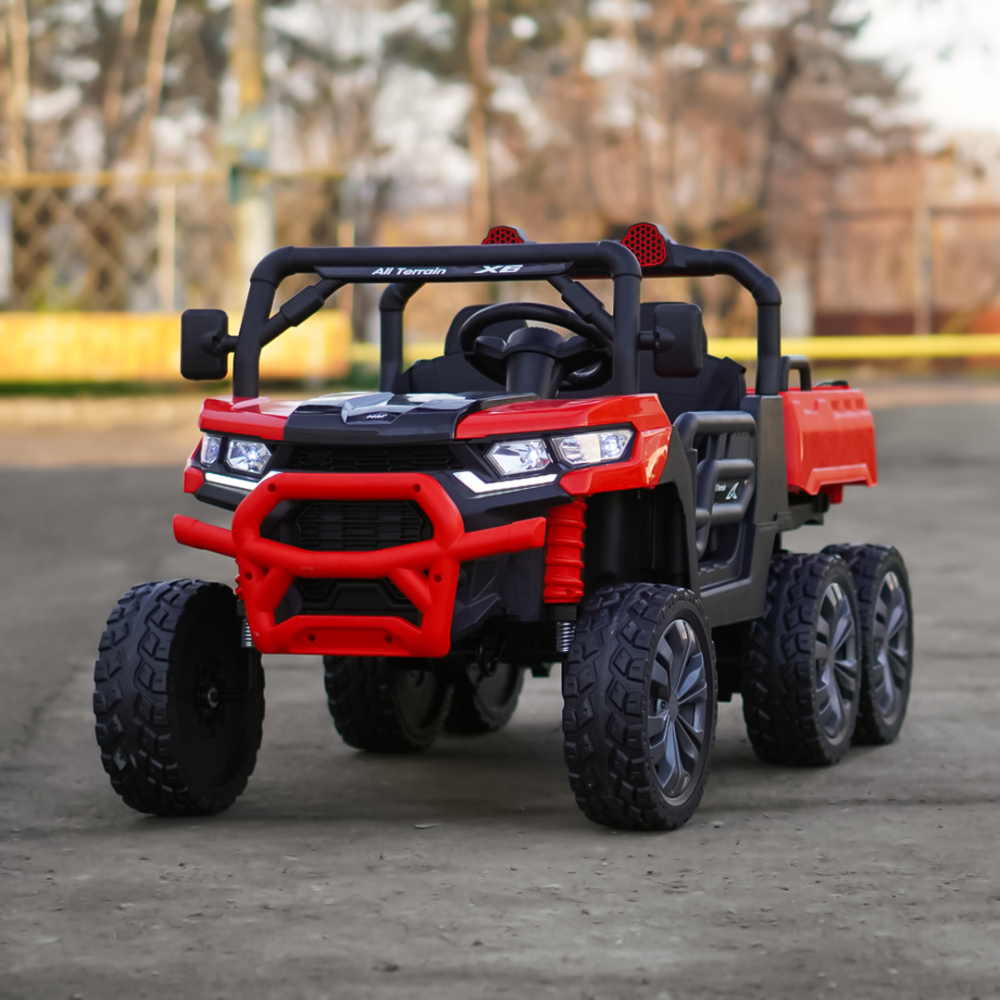 UTV electric pentru 2 copii Kinderauto X-Force 300W 24V premium, culoare rosie [4]