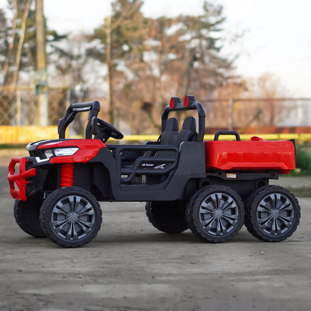 UTV electric pentru 2 copii Kinderauto X-Force 300W 24V premium, culoare rosie [6]