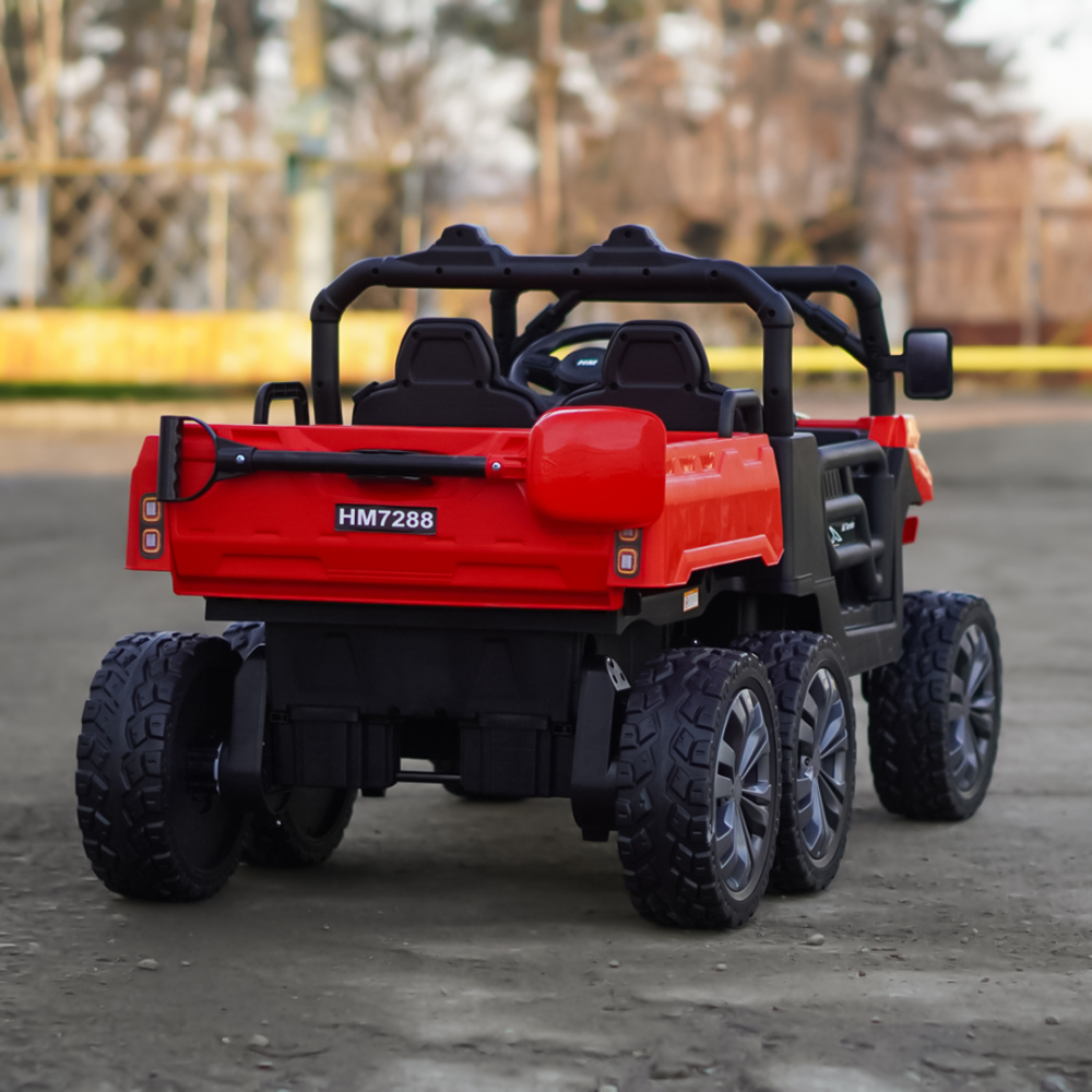 UTV electric pentru 2 copii Kinderauto X-Force 300W 24V premium, culoare rosie [10]