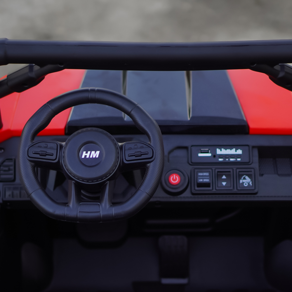 UTV electric pentru 2 copii Kinderauto X-Force 300W 24V premium, culoare rosie [17]