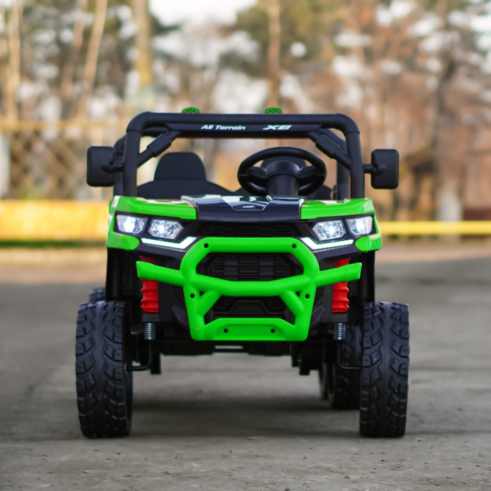 UTV electric pentru 2 copii Kinderauto X-Force 300W 24V premium, culoare verde [3]