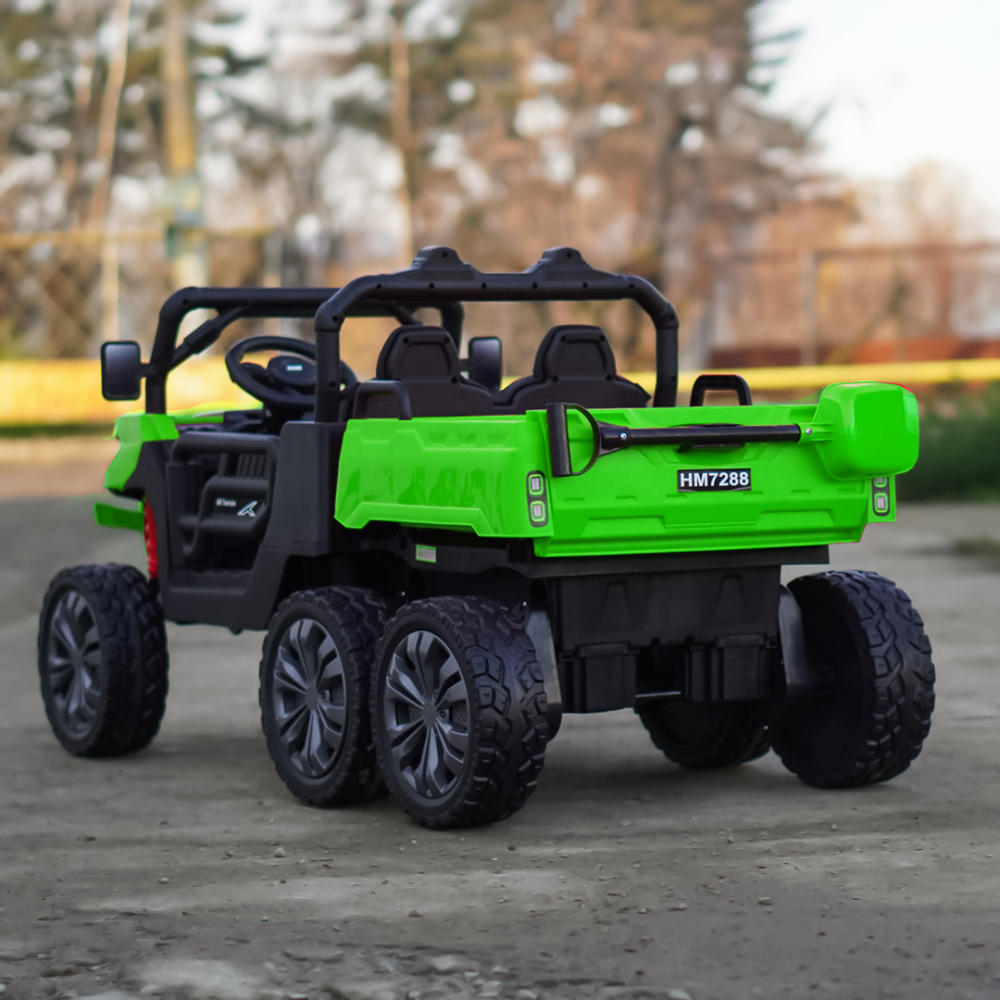 UTV electric pentru 2 copii Kinderauto X-Force 300W 24V premium, culoare verde [6]