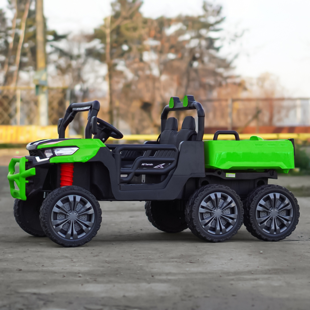 UTV electric pentru 2 copii Kinderauto X-Force 300W 24V premium, culoare verde [5]