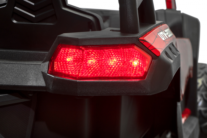 UTV electric pentru 2 copii, Racing 300W 4x4 24V cu ROTI MOI #Red Spyder [10]