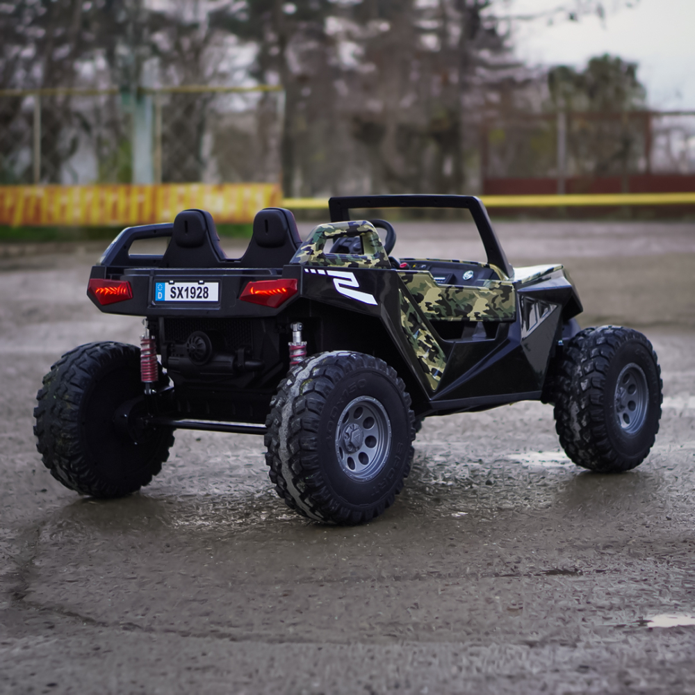 UTV electric pentru copii BJX1928, 400W, 24V, camuflaj print [8]