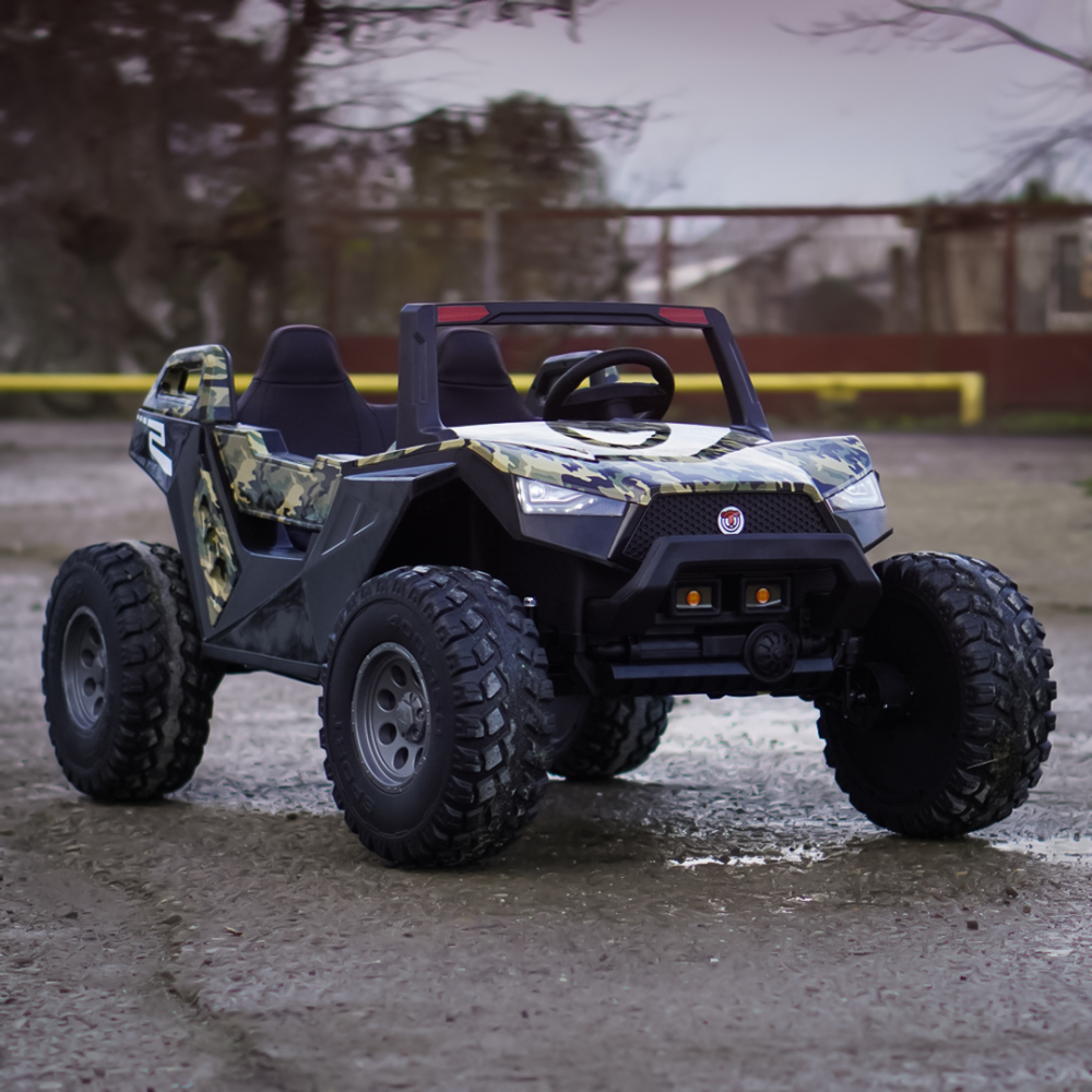 UTV electric pentru copii BJX1928, 400W, 24V, camuflaj print [2]
