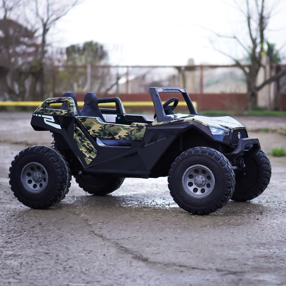 UTV electric pentru copii BJX1928, 400W, 24V, camuflaj print [10]