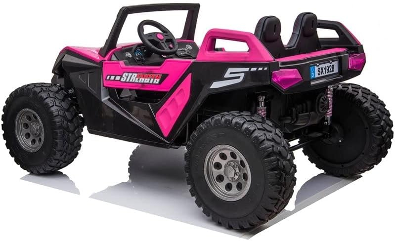 UTV electric pentru copii BJX1928, 500W, 24V, roz [2]