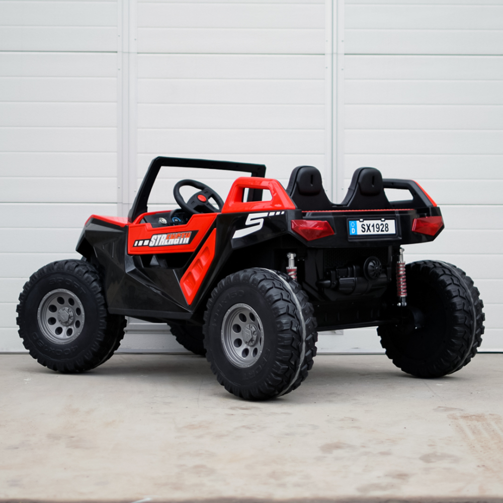 UTV electric pentru copii BJX1928, 500W, 24V, rosu [6]