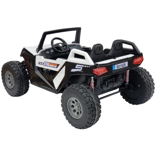 UTV electric pentru copii BJX1928, 500W, 24V, alb [10]
