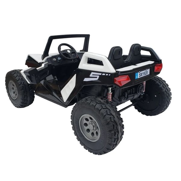 UTV electric pentru copii BJX1928, 500W, 24V, alb [9]