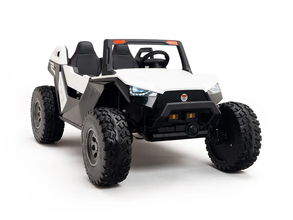 UTV electric pentru copii BJX1928, 500W, 24V, alb [3]