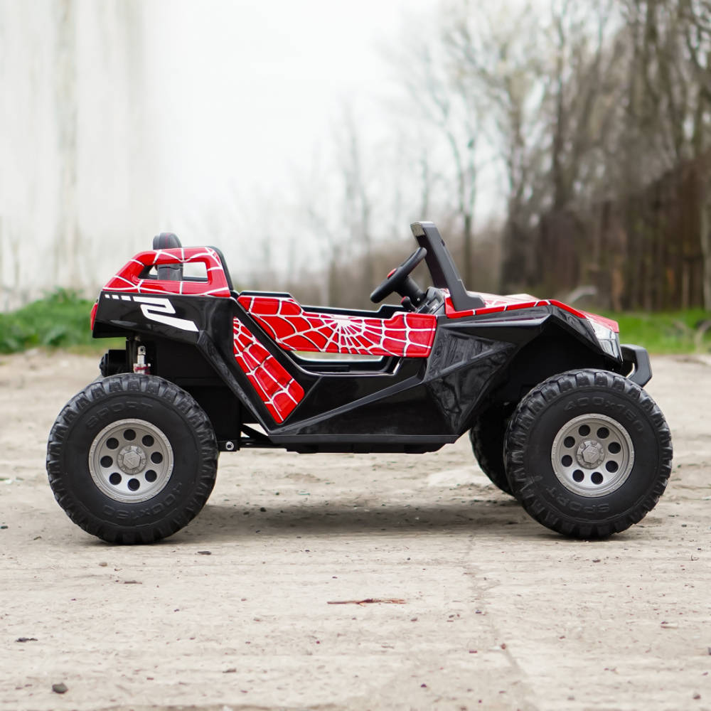 UTV electric pentru copii BJX1928, 400W, 24V, spider print [9]