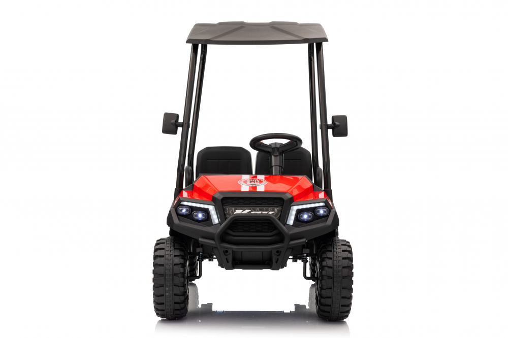 UTV electric pentru 4 copii, Kinderauto Golf-Kart 400W 24V 7Ah, cu roti moi, culoare rosie [8]