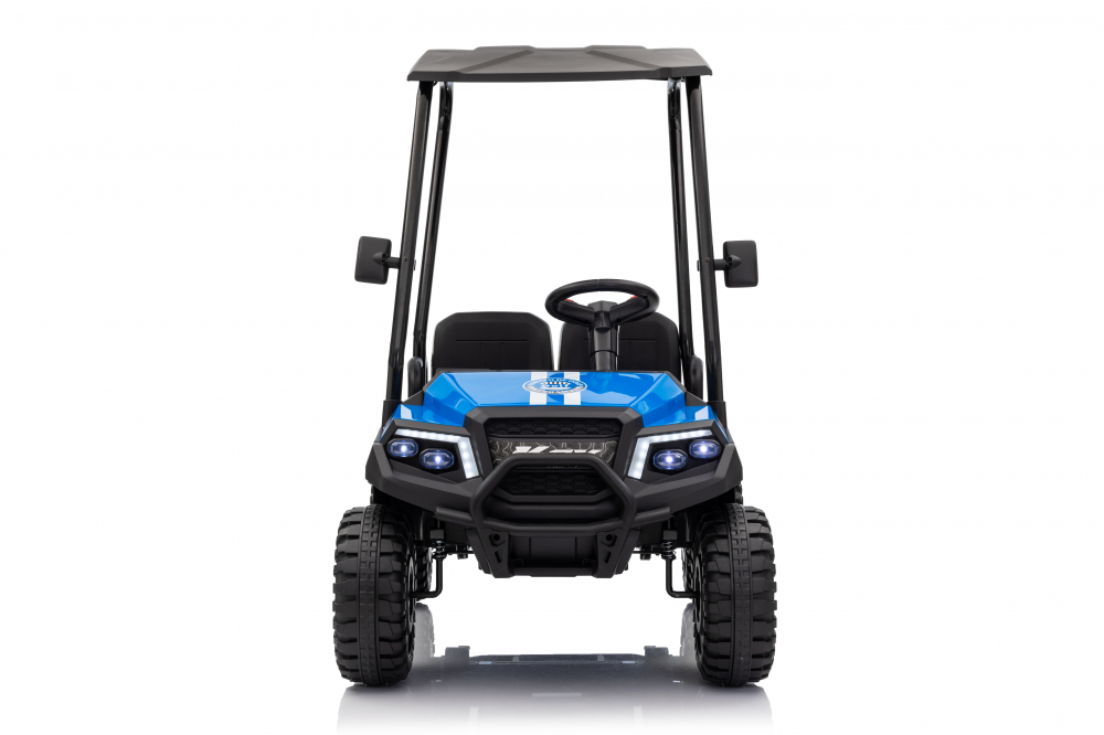 UTV electric pentru 4 copii, Kinderauto Golf-Kart 400W 24V 7Ah, cu roti moi, culoare albastra [7]