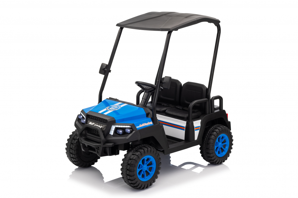UTV electric pentru 4 copii, Kinderauto Golf-Kart 400W 24V 7Ah, cu roti moi, culoare albastra [5]