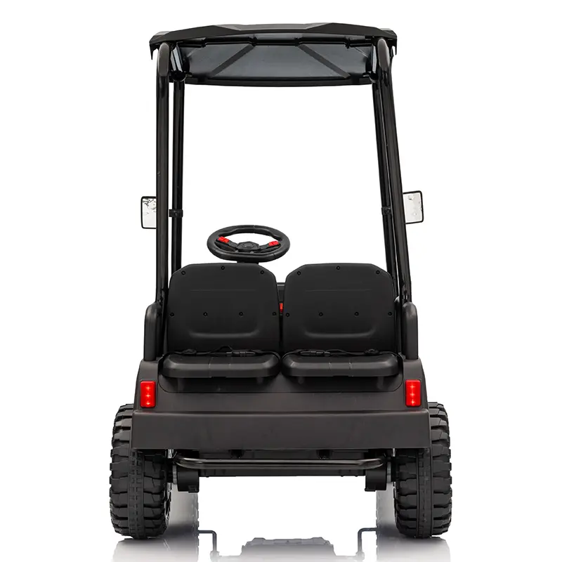 UTV electric pentru 4 copii, Kinderauto Golf-Kart 4x4 220W 12V cu roti moi, verde [11]