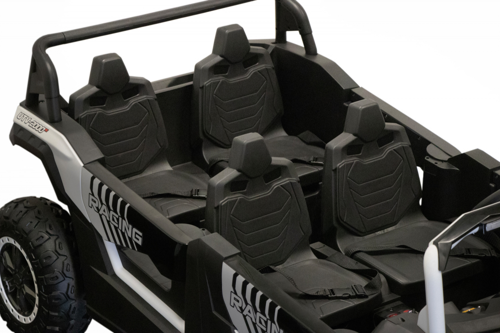 UTV electric pentru 4 copii, Conquerer XXL 600W 24V 14Ah cu roti moi, culoare verde [13]