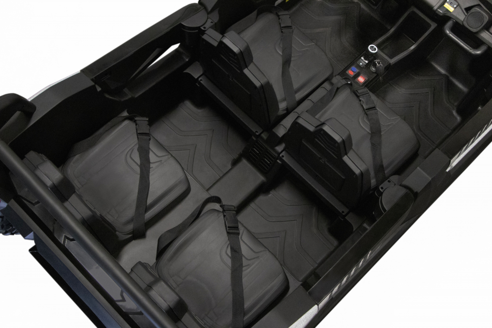 UTV electric pentru 4 copii, Conquerer XXL 600W 24V 14Ah cu roti moi, culoare verde [12]
