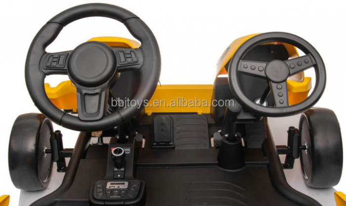 Kart electric pentru 2 copii, Kinderauto Speed7 600W 48V 14Ah, premium, culoare Albastra [3]