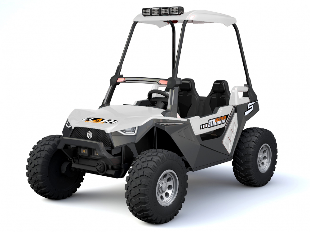 UTV electric pentru copii BJX1928, 400W, 24V, cu plafon negru [2]