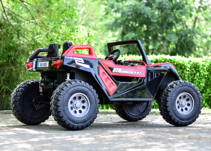 UTV electric pentru copii BJX1928, 400W, 24V, rosu [7]