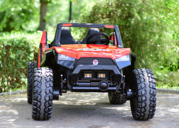UTV electric pentru copii BJX1928, 400W, 24V, rosu [4]