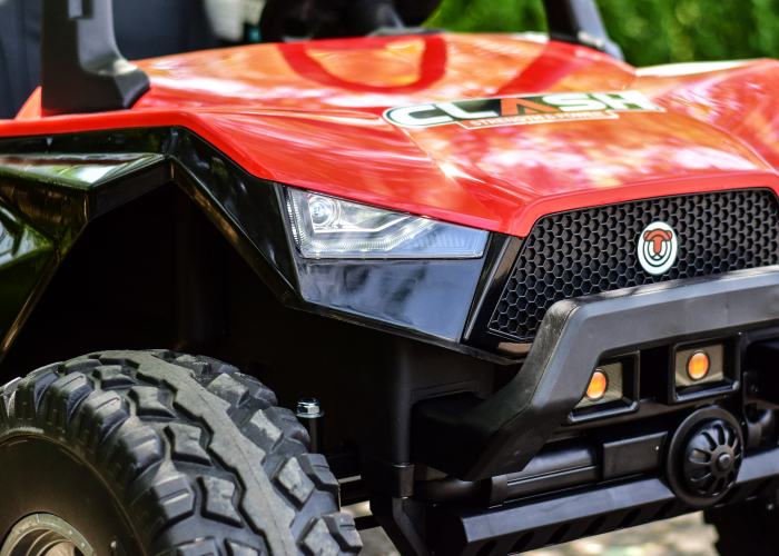 UTV electric pentru copii BJX1928, 400W, 24V, rosu [15]