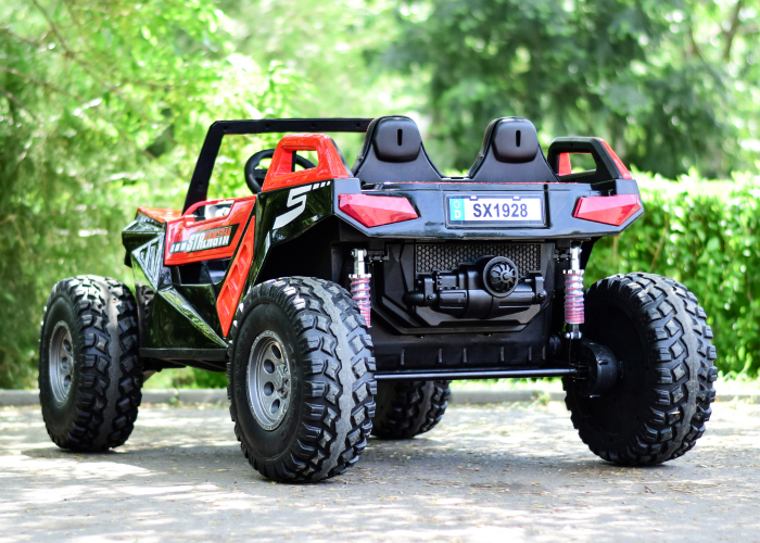 UTV electric pentru copii BJX1928, 400W, 24V, rosu [9]