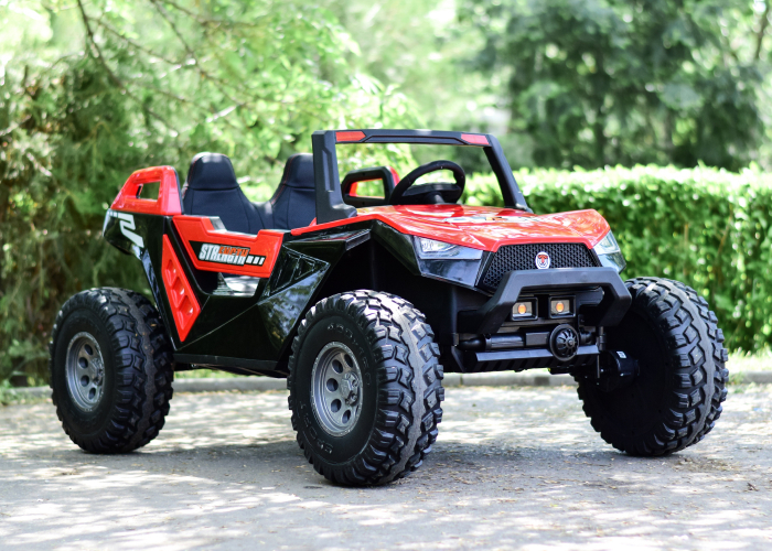 UTV electric pentru copii BJX1928, 400W, 24V, rosu [5]