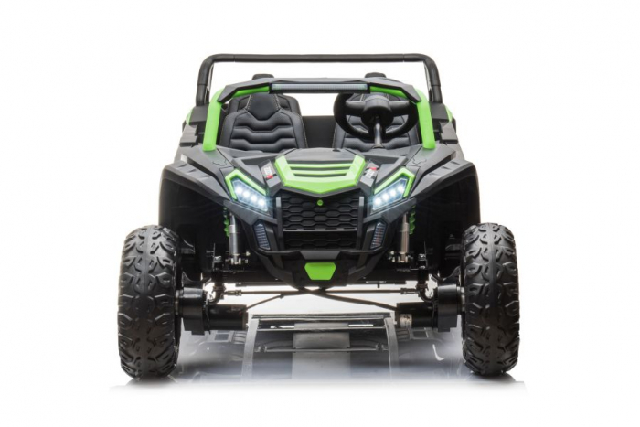 UTV electric pentru 4 copii, Kinderauto Racing 600W 48V 14Ah, premium, culoare Verde [5]