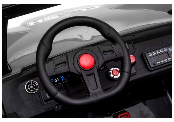 UTV electric pentru copii BJX1928, 400W, 24V, negru [8]