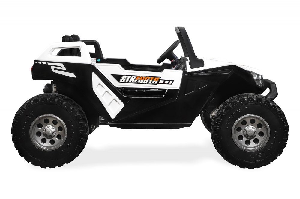 UTV electric pentru copii BJX1928, 400W, 24V, alb [2]